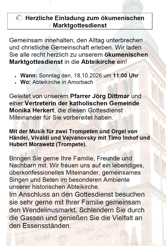 Marktgottesdienst